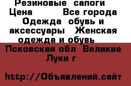 Резиновые  сапоги › Цена ­ 600 - Все города Одежда, обувь и аксессуары » Женская одежда и обувь   . Псковская обл.,Великие Луки г.